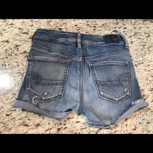 American eagle high rise shortie short